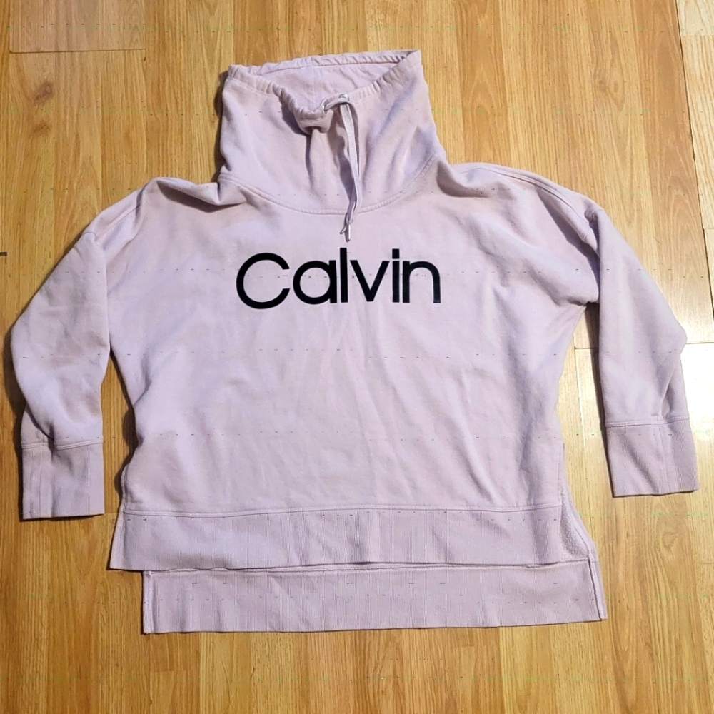 Calvin Klein Womens Funnel Neck Sweatshirt